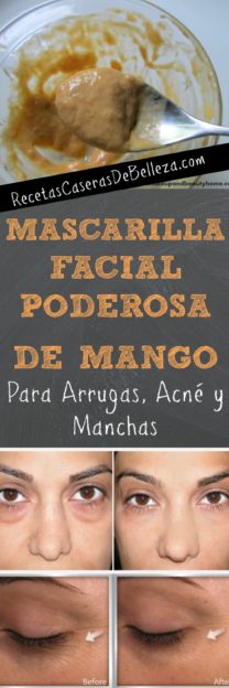 Mascarilla Facial Casera de Mango