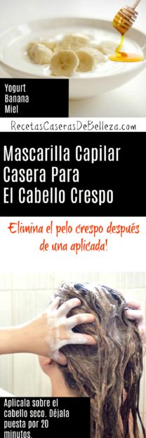 Mascarilla Capilar Casera Para el Cabello Crespo