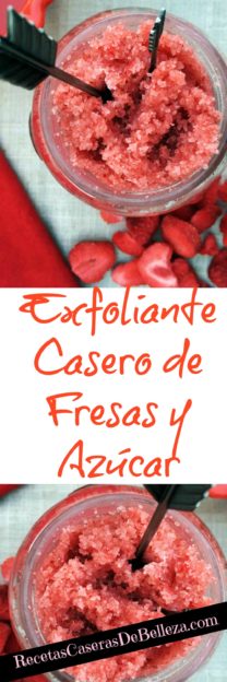 Exfoliante Casero de Fresas
