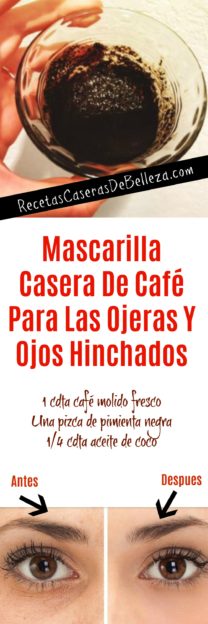 Mascarilla Casera de Café