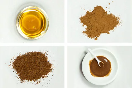 ingredientes para mascarilla de miel