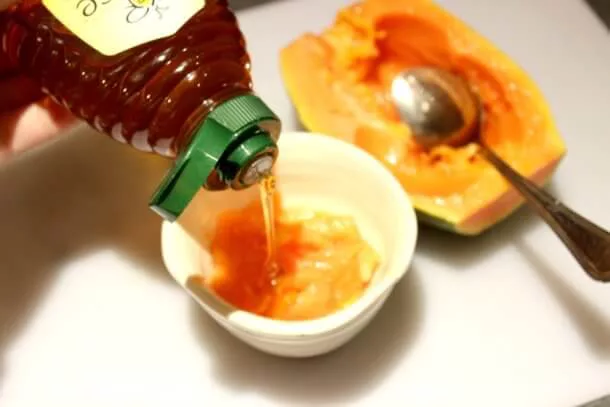 miel y papaya