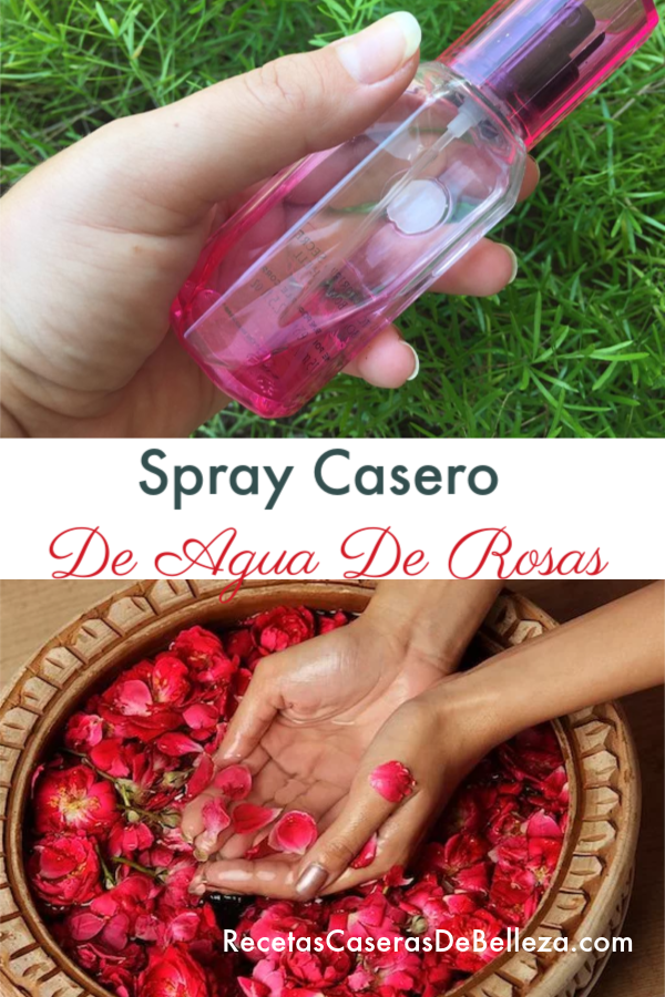 Spray Casero De Agua De Rosas