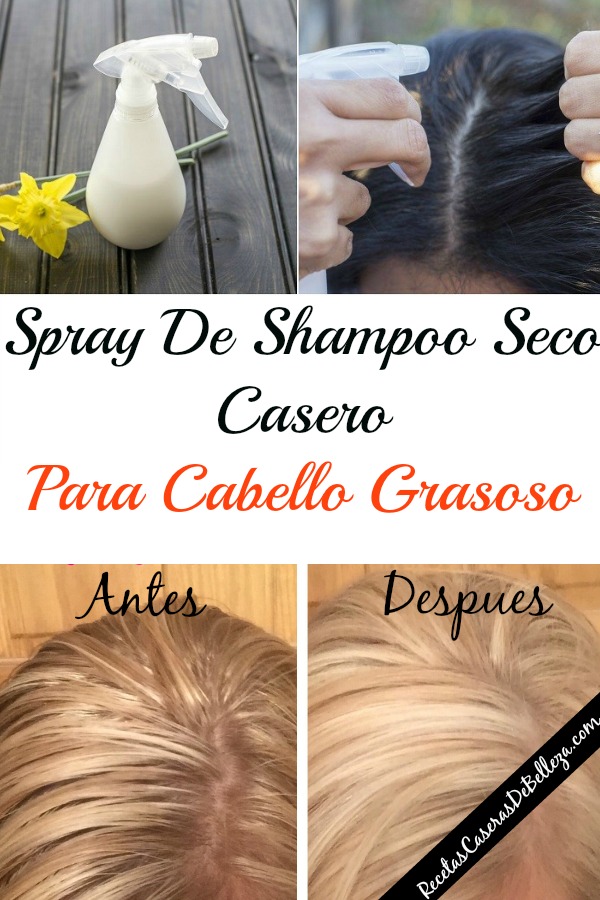 Spray De Shampoo Seco Casero