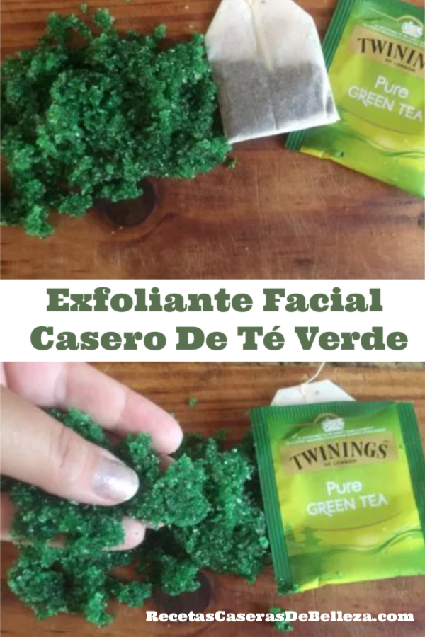 Exfoliante Facial Casero De Té Verde