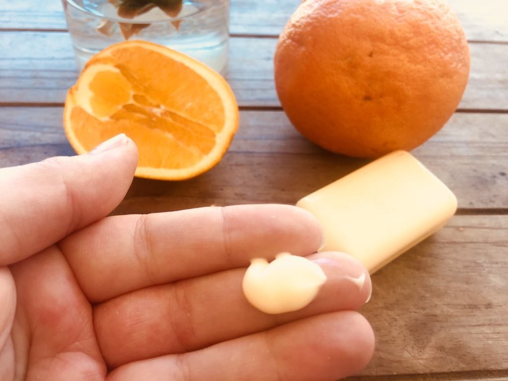 crema casera de naranja