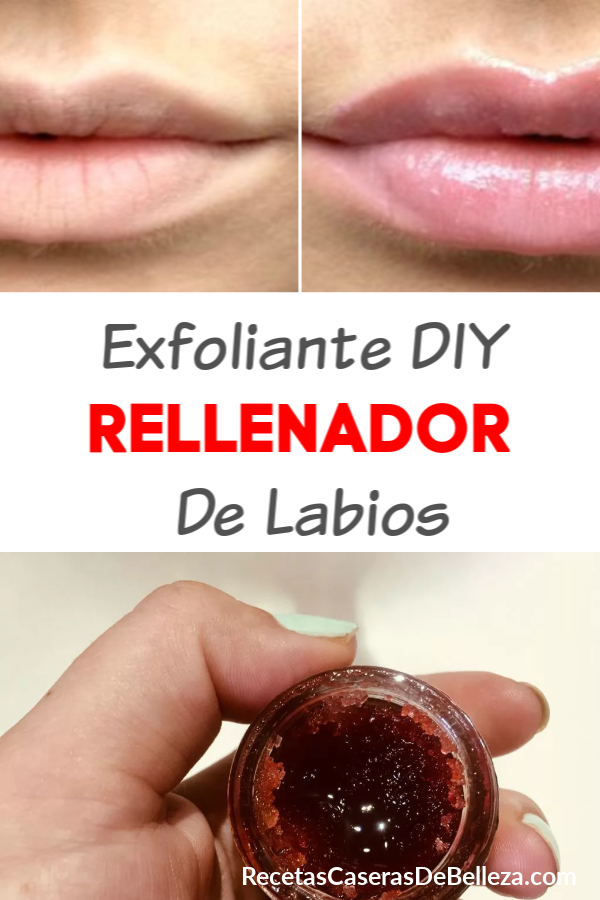Exfoliante DIY Rellenador De Labios