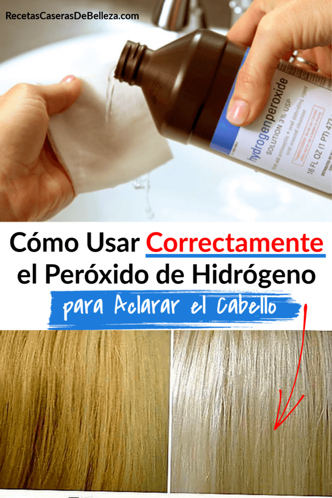 Cómo aclarar el cabello con peróxido de hidrógeno